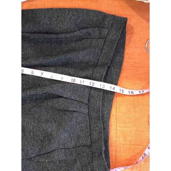 St. John  Collection Dark Gray   High Waist Straight Leg Women's Pants Size 10 - Picture 9 of 10